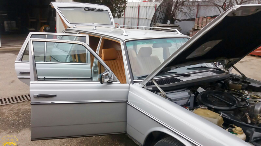 Tapițerie Mercedes clasic în piele naturală, lucrare Ex-Ta Auto