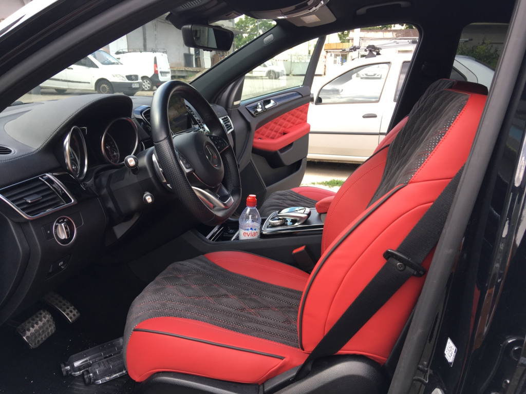 Tapițerie Mercedes GLS realizată de Ex-Ta Auto