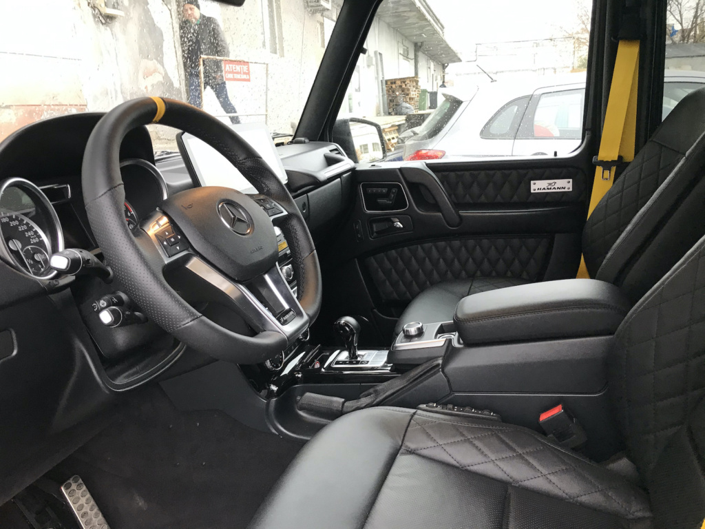 Tapițerie Mercedes Clasa G, lucrare Ex-Ta Auto