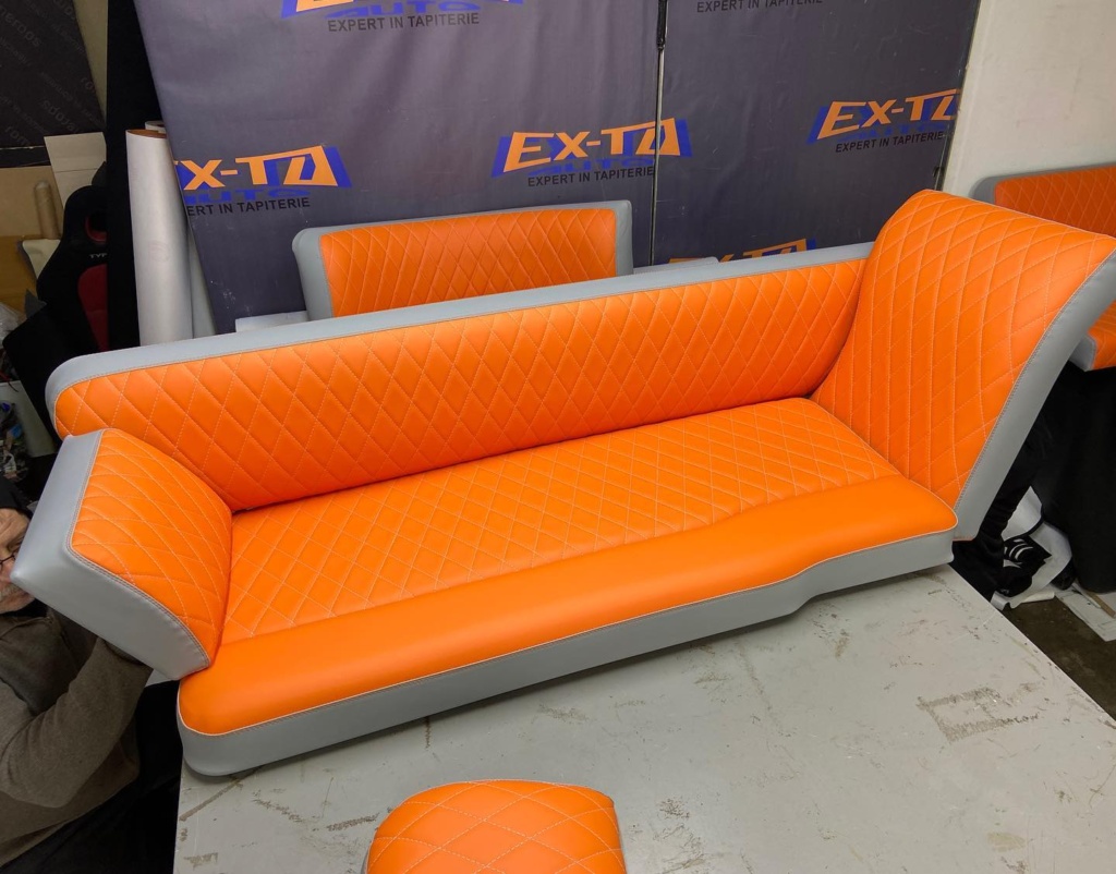 Tapițerie de ambarcațiune realizată de Ex-Ta Auto București