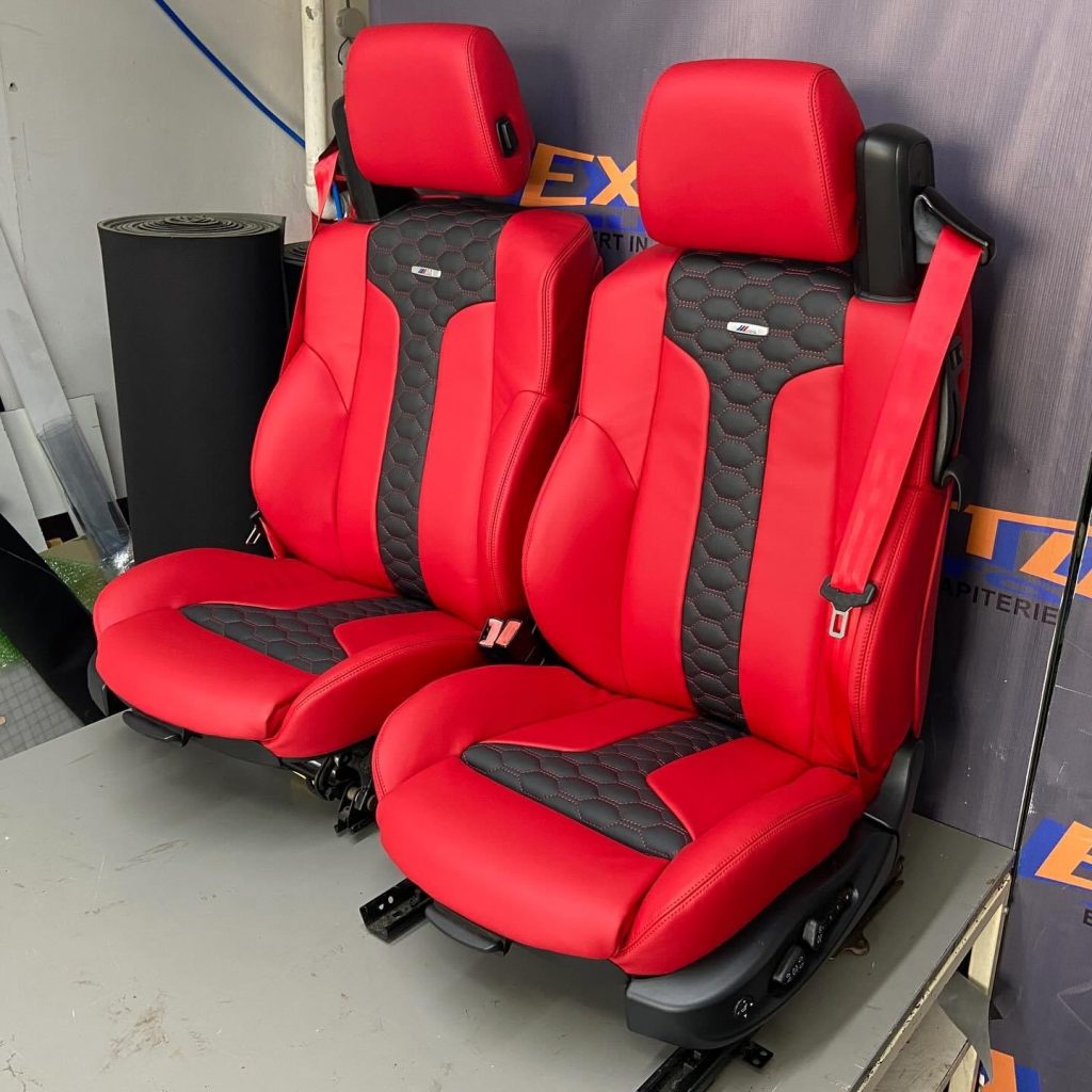 Tapiterie auto piele naturala scaune bmw